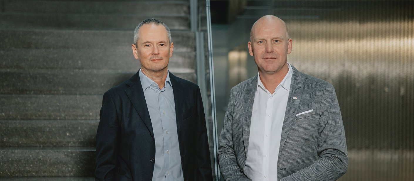 Christian Peneder (li.) mit Robert Punzenberger (re.)