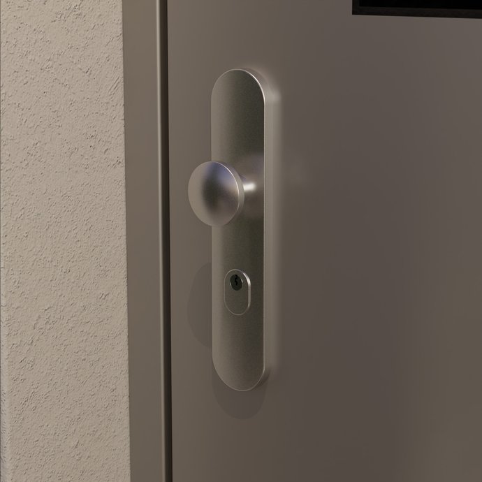 Außentür HIGHLINEflat Knauf