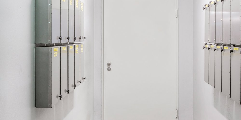 Brandschutztür aus Stahl: Schlichte Normtür für den Innenbereich