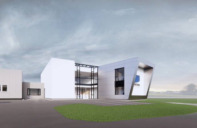 Neues Bürogebäude für GEWA