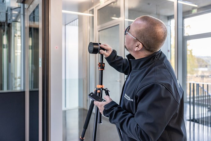 Laserscan bei Peneder