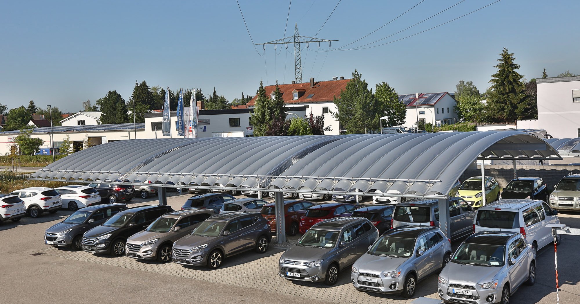 Autohändler Pappas Traunstein Bogendach Referenzen Peneder