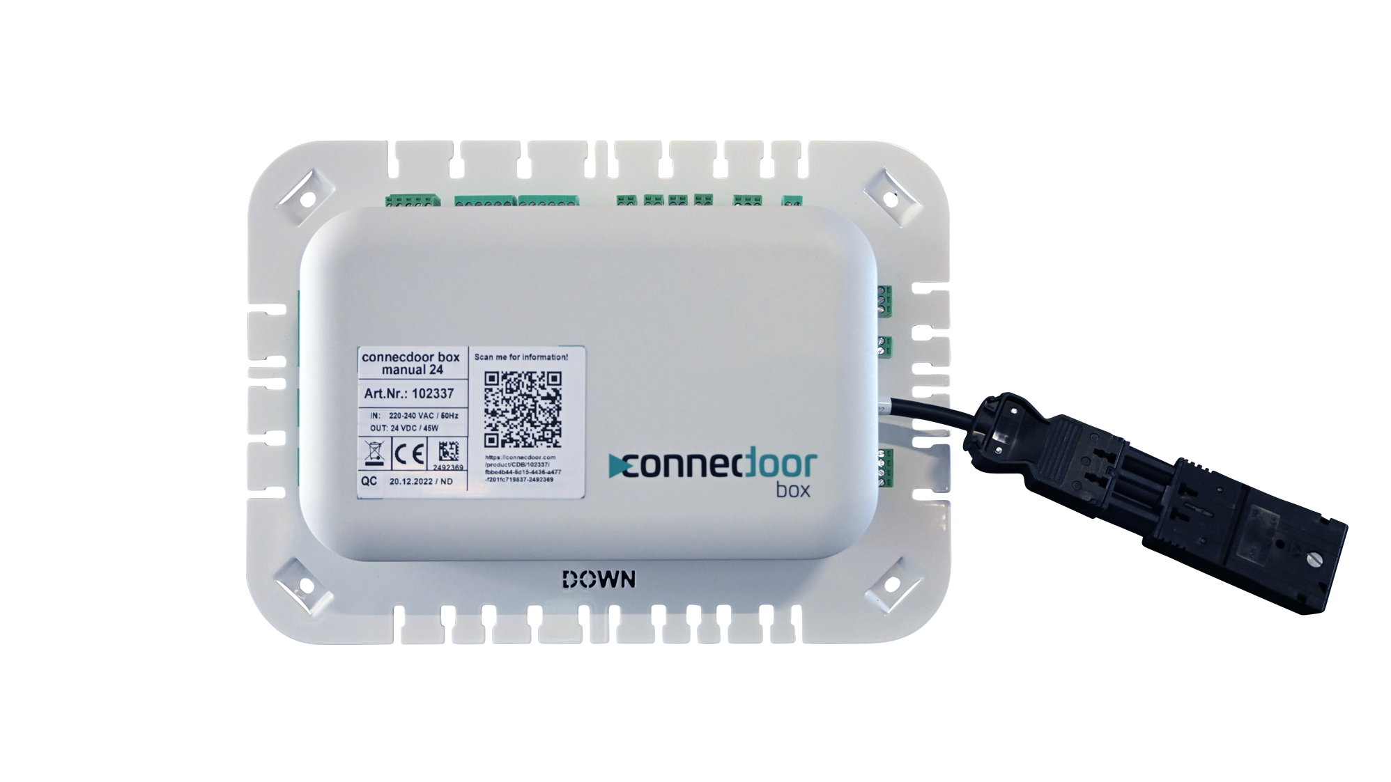 connecdoor box manual Frontalansicht